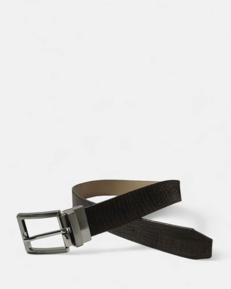 Photoroom-20250728_144623_25 Cinturón doble faz para hombre, elaborado en cuero liso y texturizado