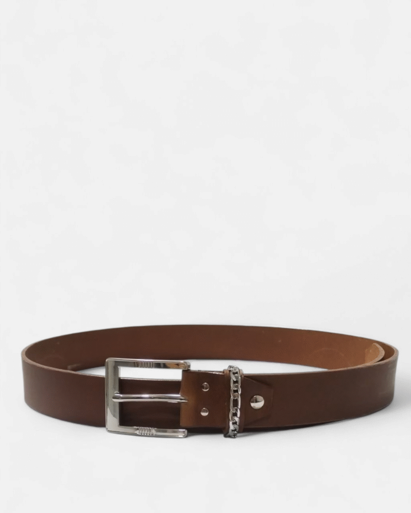 Photoroom-20250728_165955_6 Cinturón unifaz de cuero color café para hombre