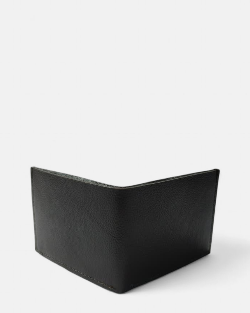 Cartera de cuero vacuno color café oscuro